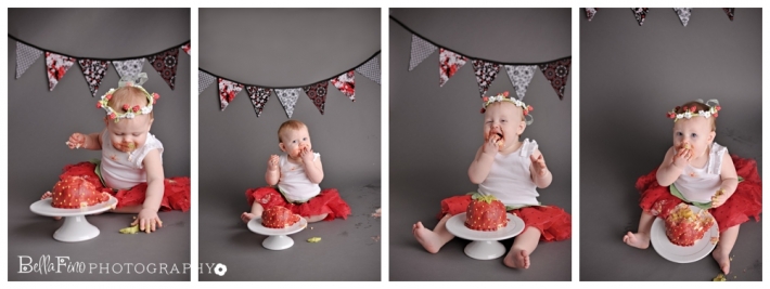 raleigh apex holly springs cake smash child baby photographer